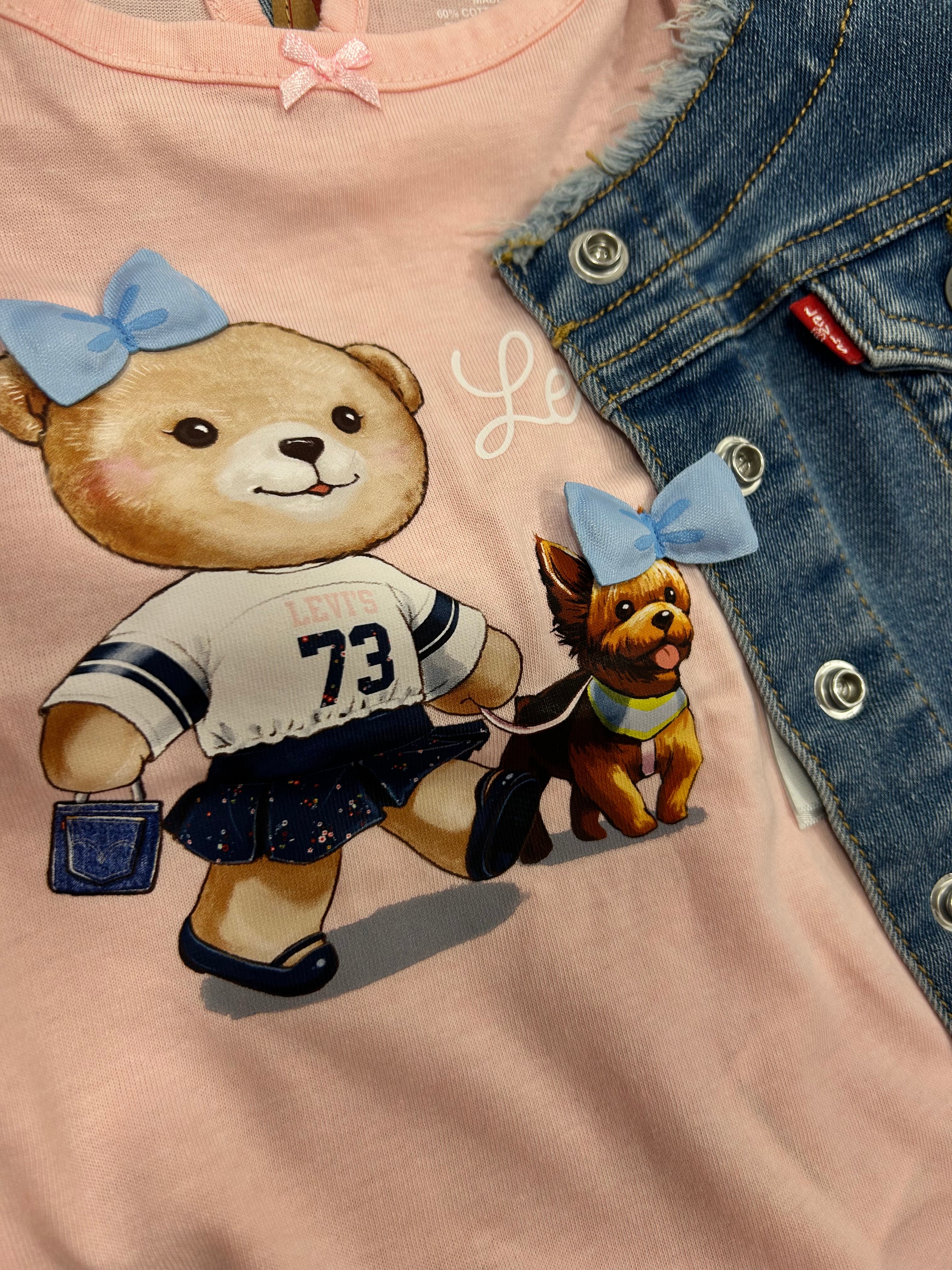 Levi’s Younger Girls 3 Piece Denim Outfit