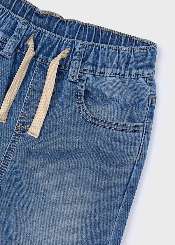 Mayoral Boys Blue Denim Jogger Jeans