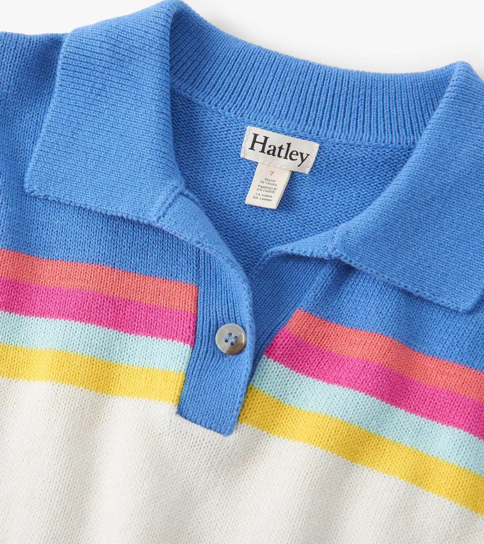 Hatley Girls Colour Block Knit Sweater