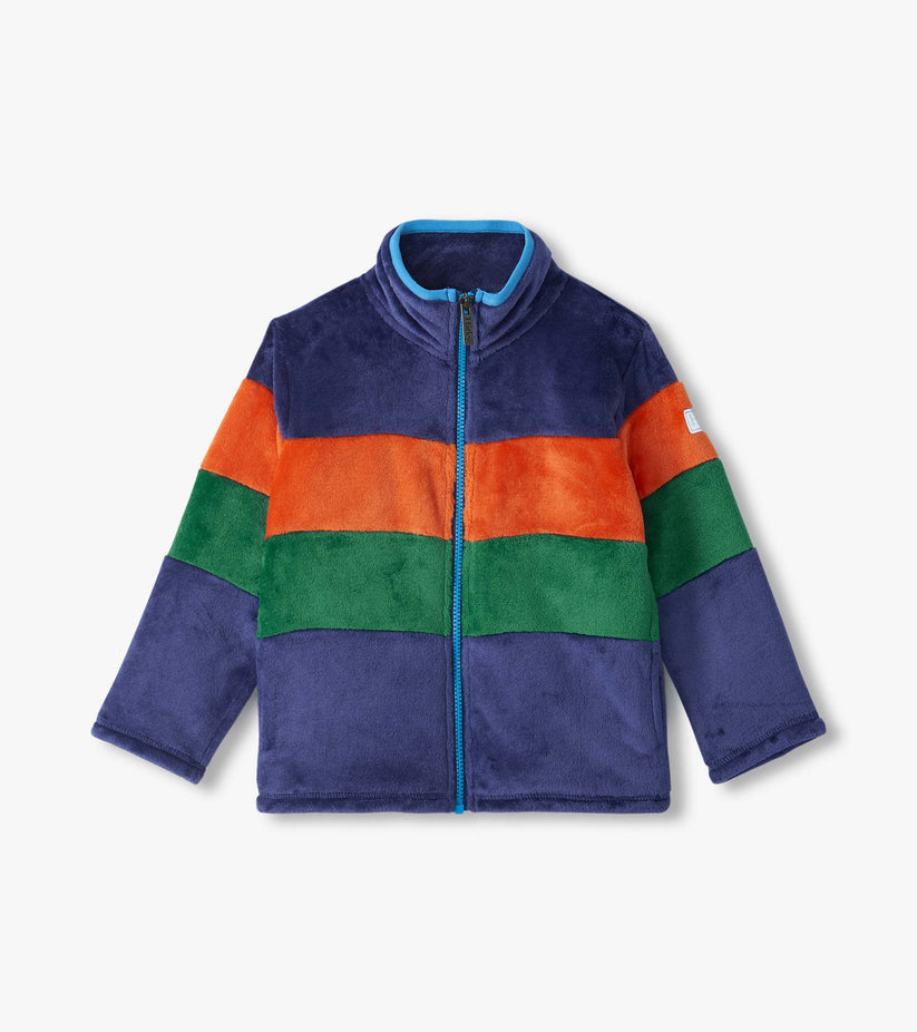 Hatley Boys Colourblock Stripe Fleece