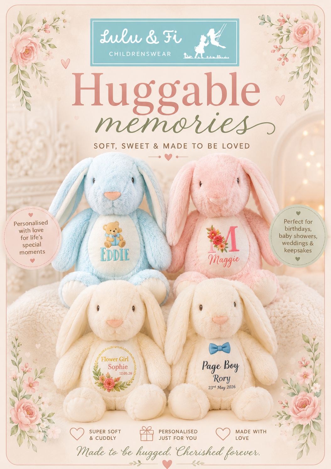 Create your own Personalised Bunny!