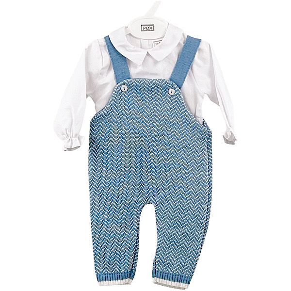 Baby Boy Blue Dungaree Suit