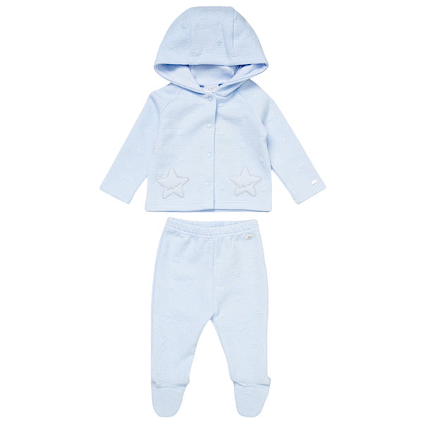 Baby Boy Blue Star Tracksuit Set.