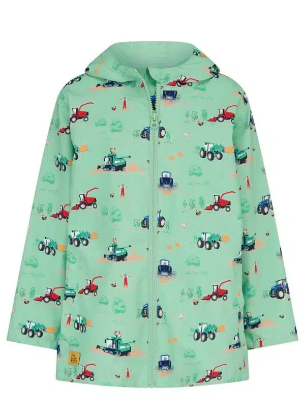 Lighthouse Boys Ethan Green Waterproof Jacket