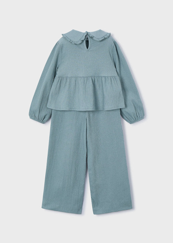 Mayoral Girls Duck Egg Blue Outfit