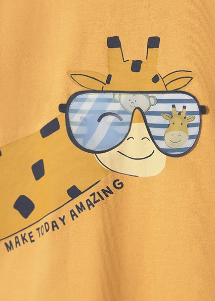 Mayoral Younger Boy Giraffe T-Shirt 1009