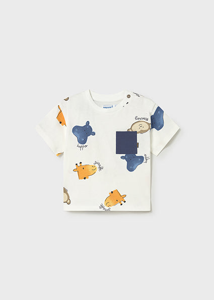 Mayoral Younger Boys Animal T-Shirt 1014