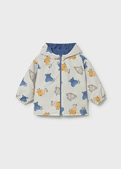 Mayoral Younger Boys Safari Animal Reversible Windbreaker Jacket 1410