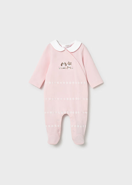 Mayoral Baby Girl Rose Pink Sleepsuits