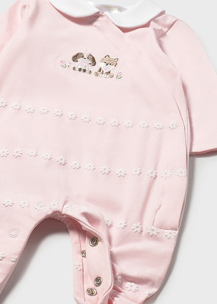 Mayoral Baby Girl Rose Pink Sleepsuits