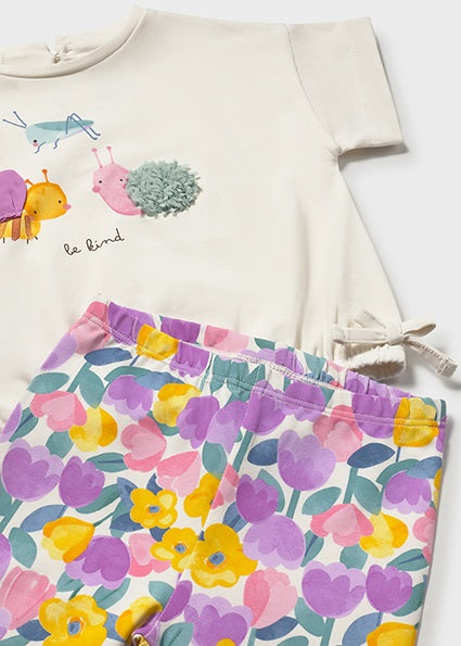 Mayoral Younger Girls Tulip Legging Set 1753