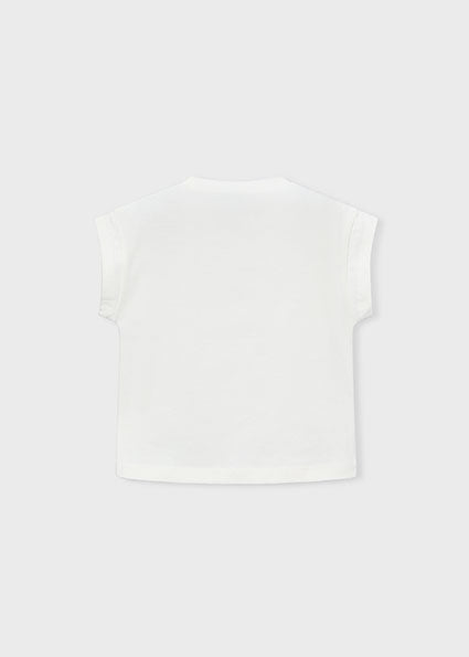 Mayoral Girls Blossom Short Sleeved T-Shirt 3005 075