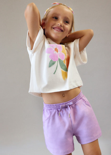 Mayoral Girls Printed T-Shirt With Headband 3010 094