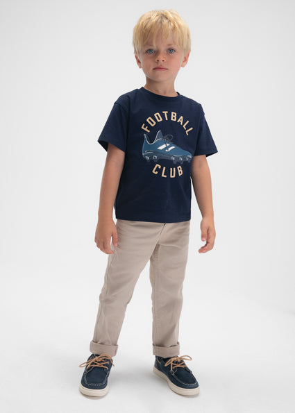 Mayoral Boys Navy Football Club Shirt 3072 061