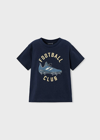 Mayoral Boys Navy Football Club Shirt 3072 061