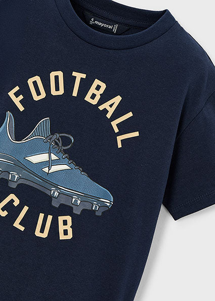 Mayoral Boys Navy Football Club Shirt 3072 061