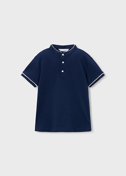 Mayoral Boys Navy Collar Polo Shirt 3102 030