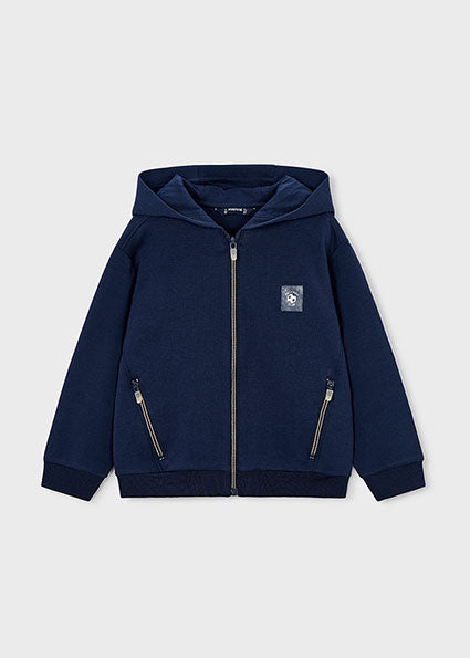 Mayoral Navy Sweatshirt With Zipper 3442 037