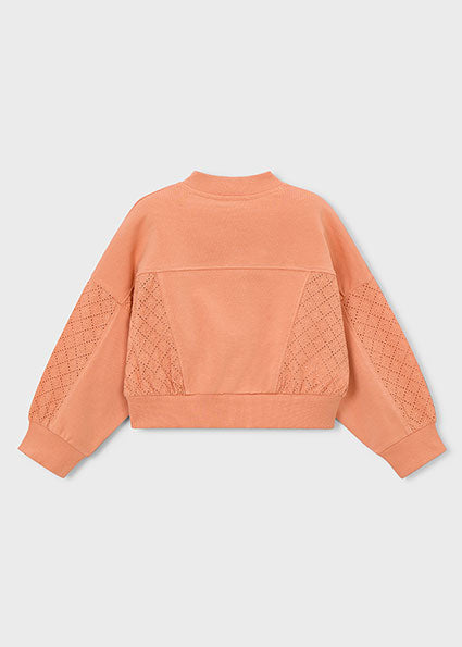 Mayoral Girls Rust Zip Jacket 3456