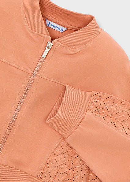 Mayoral Girls Rust Zip Jacket 3456