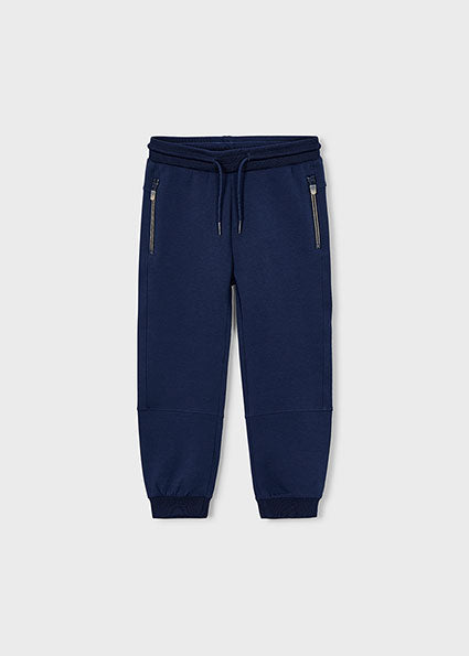 Mayoral Boys Navy Trousers with Zipper 3583 076