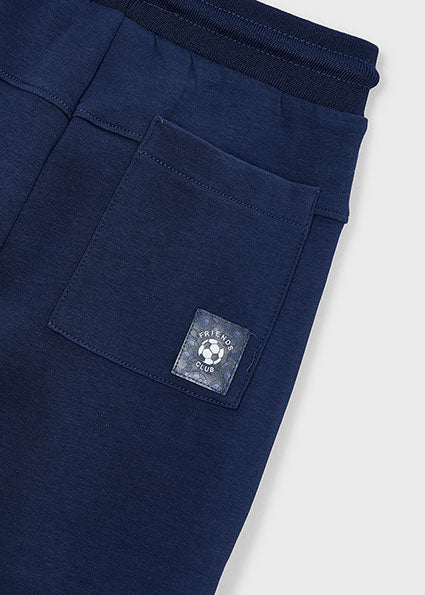 Mayoral Boys Navy Trousers with Zipper 3583 076