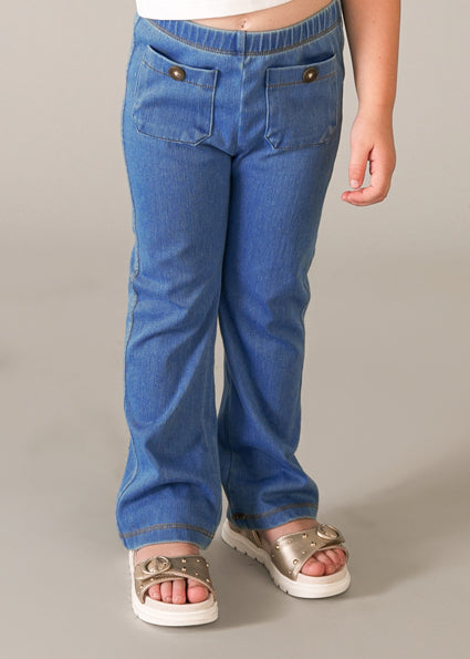 Mayoral Girls Flared Leggings With Pockets 3721 080