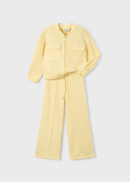 Mayoral Girls Lemon Co Ord Tracksuit 3890 043