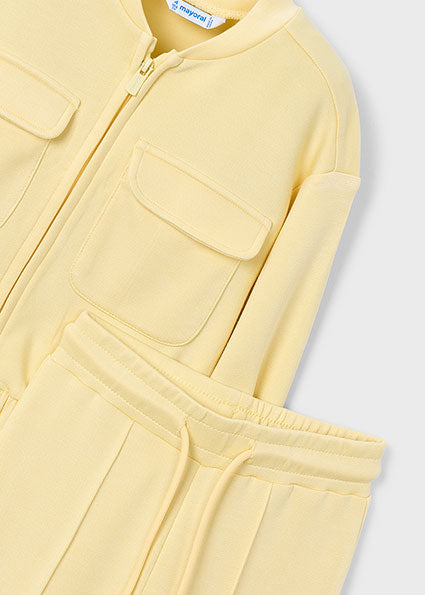 Mayoral Girls Lemon Co Ord Tracksuit 3890 043