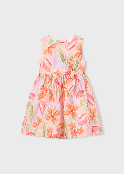 Mayoral Girls Blossom Floral Dress 3913 077