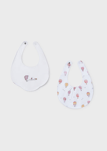 Mayoral Baby Girl Bib Set of Two 9077
