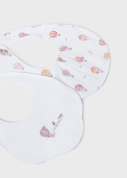 Mayoral Baby Girl Bib Set of Two 9077