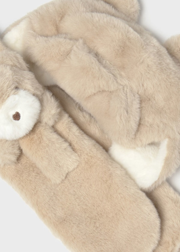 Mayoral Unisex Baby Bear Hat and Scarf Set