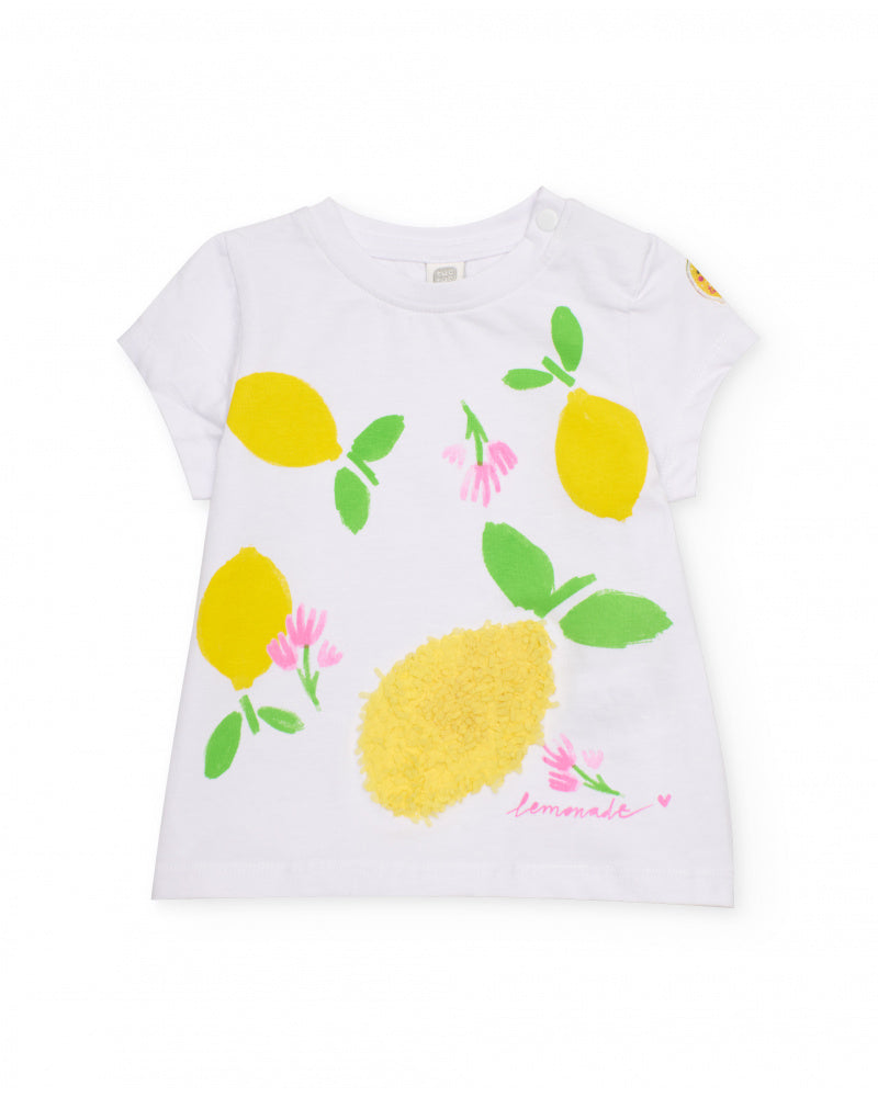 Tuc Tuc Girls Lemon Tshirt and Leggings 3 Piece Set