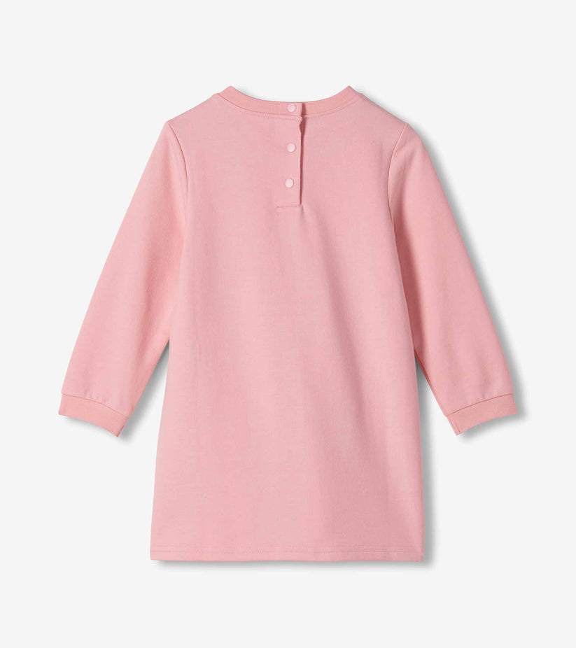 Hatley Younger Girls Pink Crochet Floral Dress