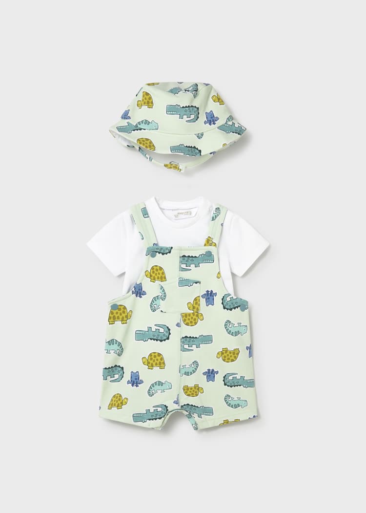 Mayoral Baby Boy Dungaree Set