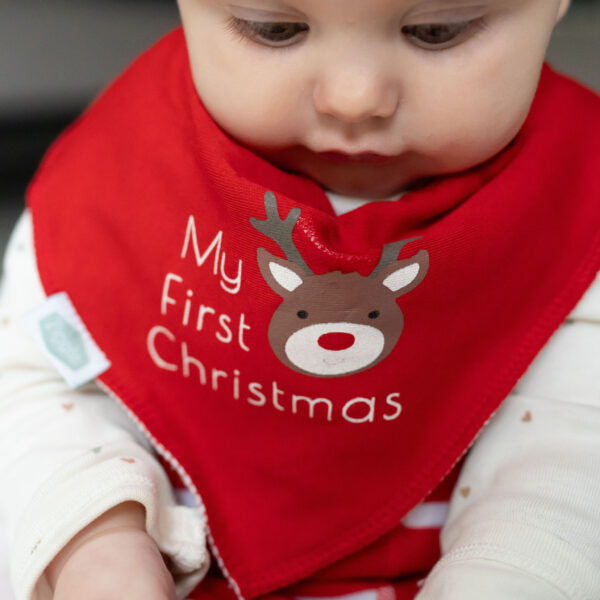 My First Christmas Bib