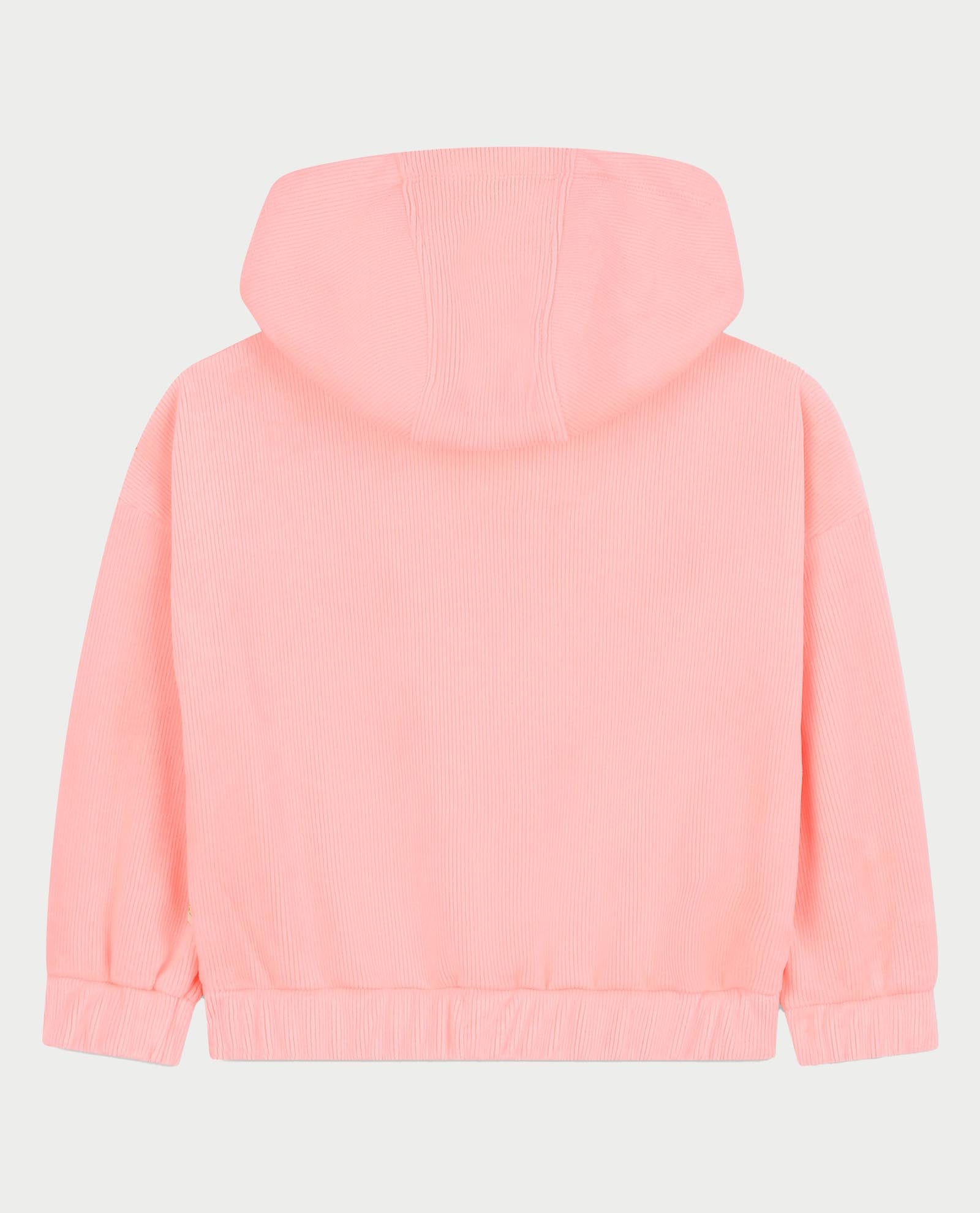 Billieblush Girls Coral Velour  Hoodie ZU21604