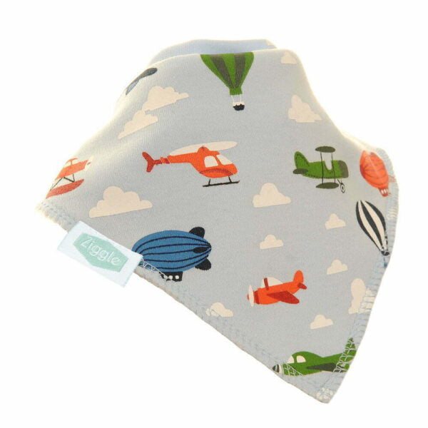 Ziggle Baby Airplanes Bib