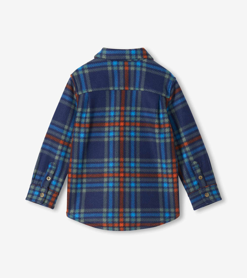 Hatley Boys Plaid Fleece Shirt