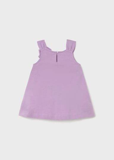 Mayoral Younger Girls Lilac Jersey Tulip Dress  1930