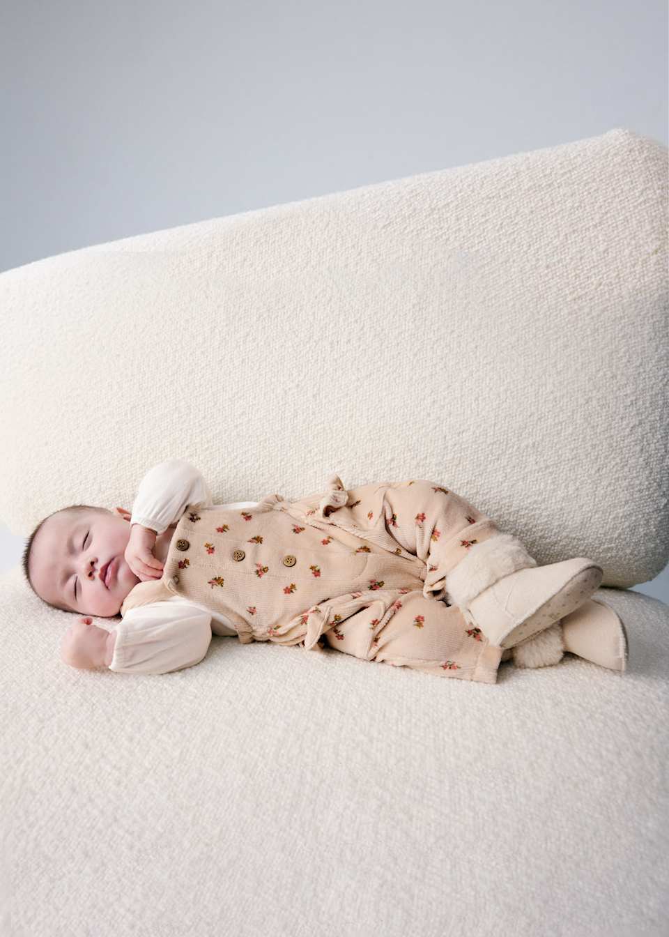 Mayoral Baby Girl Floral Dungaree Outfit