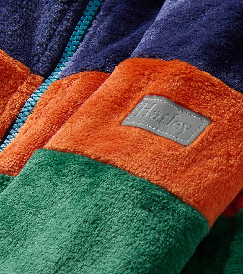 Hatley Boys Colourblock Stripe Fleece