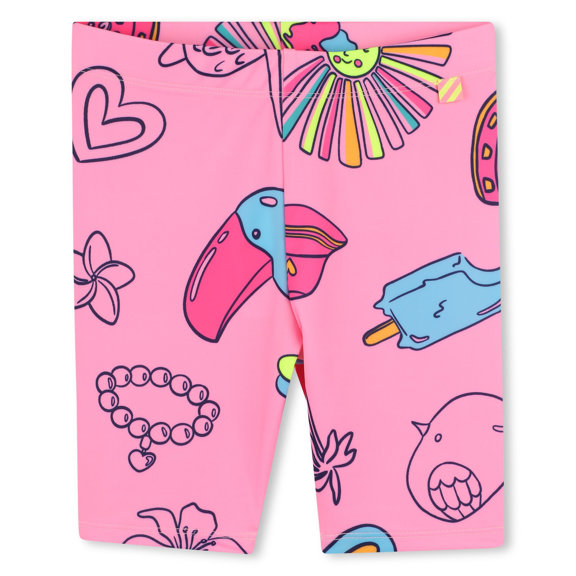 Billieblush Girls Pink Summer Cycle Shorts