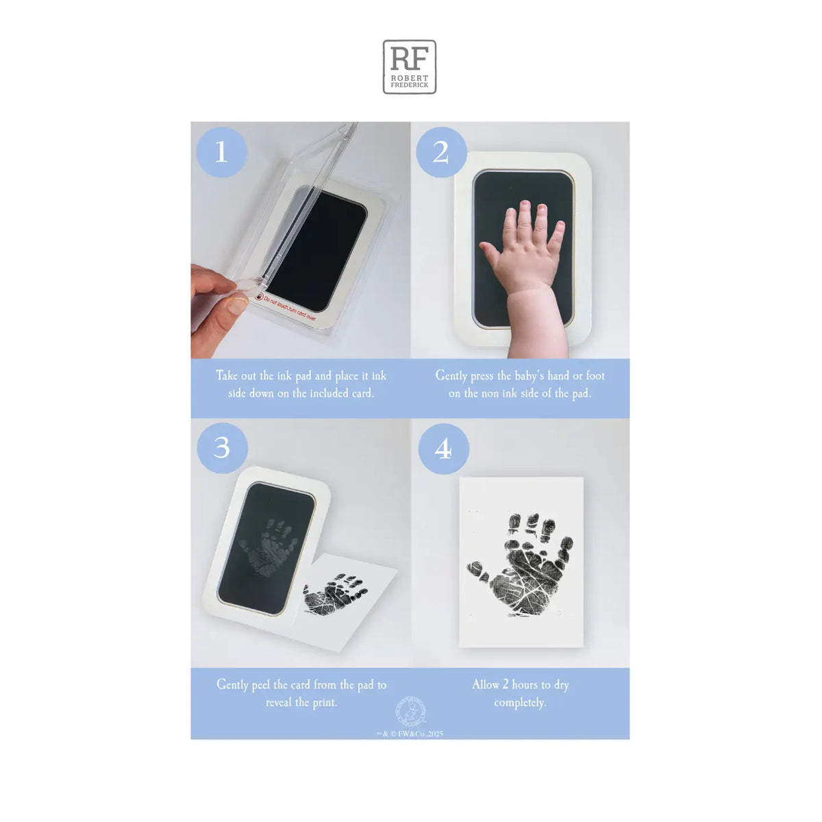 Peter Rabbit Hand and Foot Print Kit Frame Set