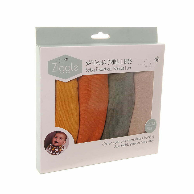 Ziggle Baby Zahara Bib 4 Pack