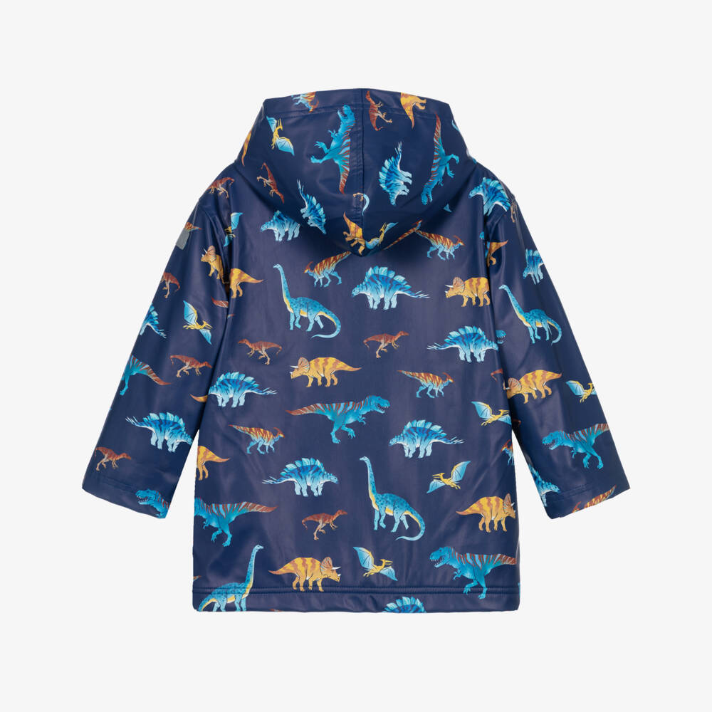 Hatley Boys Navy Dino Coat