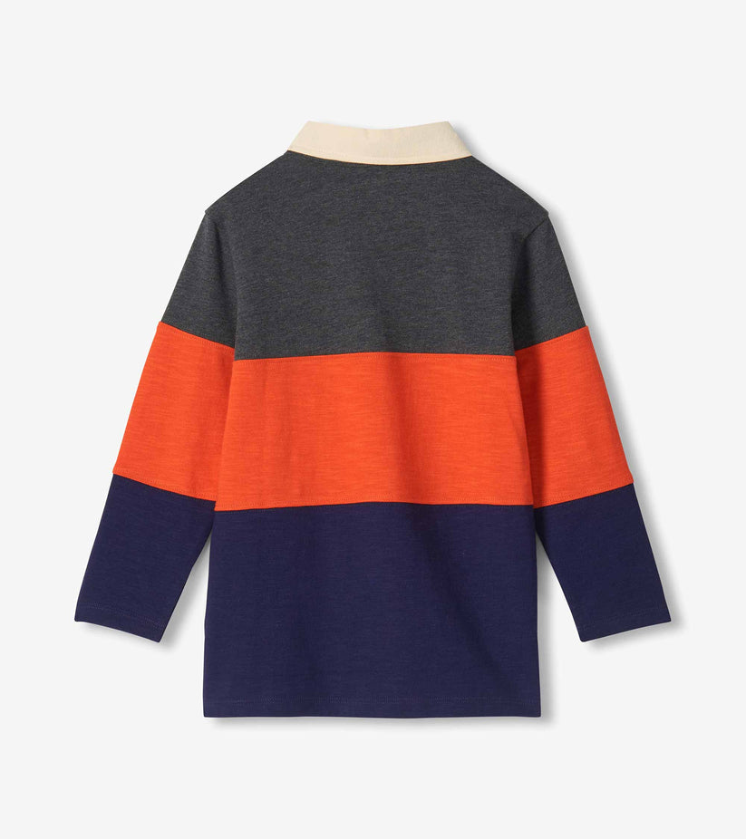 Hatley Boys Colourblock Stripe Polo