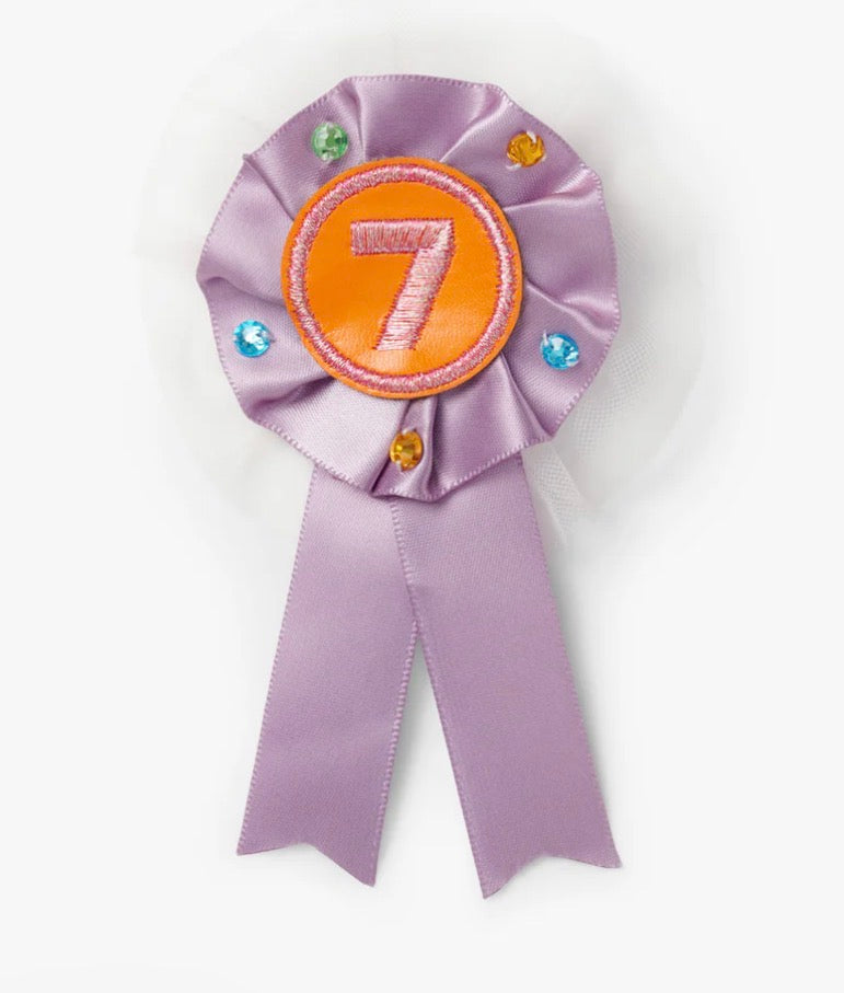 Stych Accessories Number 7 Birthday Gem Rosette