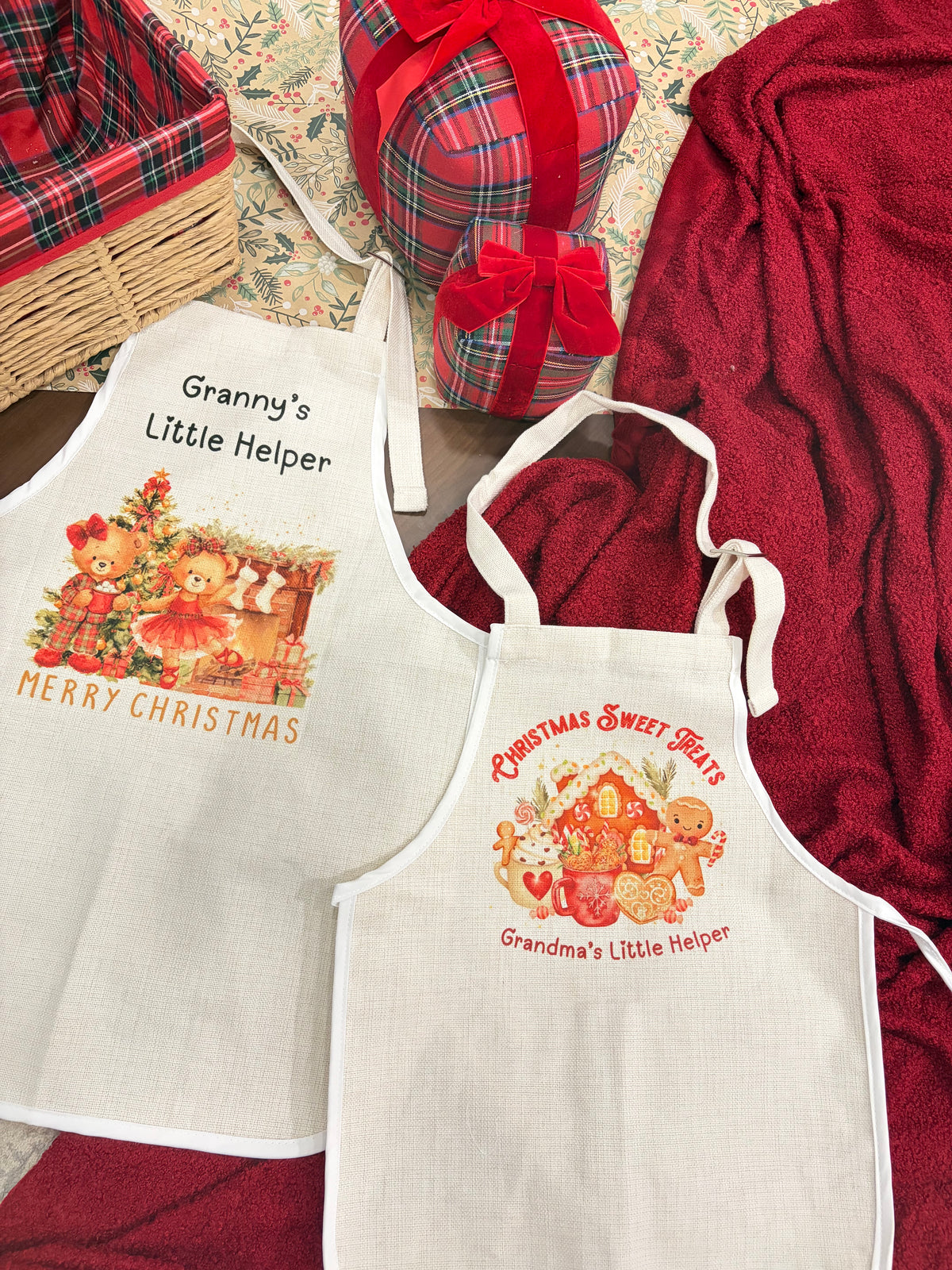 Personalised Childs Christmas Apron